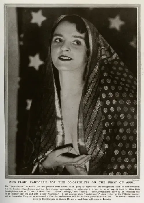 Framed Print : Elsie Randolph by Madame Yevonde Framed Print : Elsie Randolph by Madame Yevonde