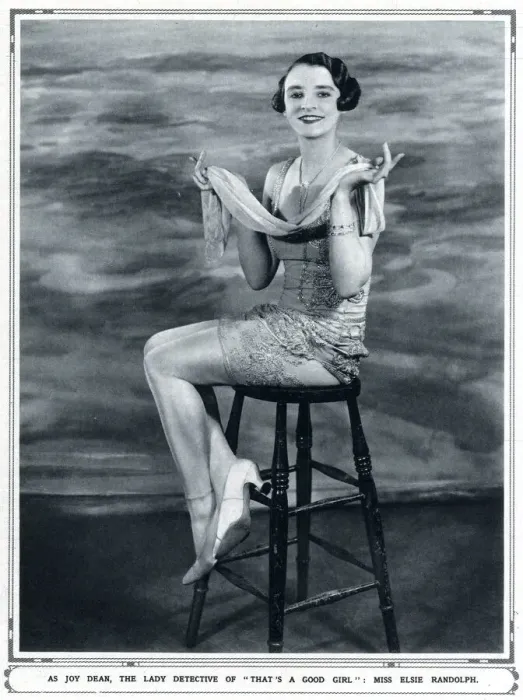 Framed Print : Elsie Randolph in Thats a Good Girl, London Hippodrome Framed Print : Elsie Randolph in Thats a Good Girl, London Hippodrome