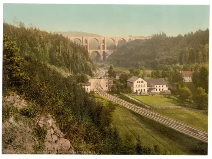 Framed Print : Elster Valley Bridge and the Barth Mill, Plauen, Saxony, Ger Framed Print : Elster Valley Bridge and the Barth Mill, Plauen, Saxony, Ger
