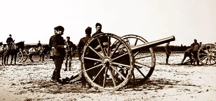 Framed Print : Elswick Battery probably during the Boer War Framed Print : Elswick Battery probably during the Boer War