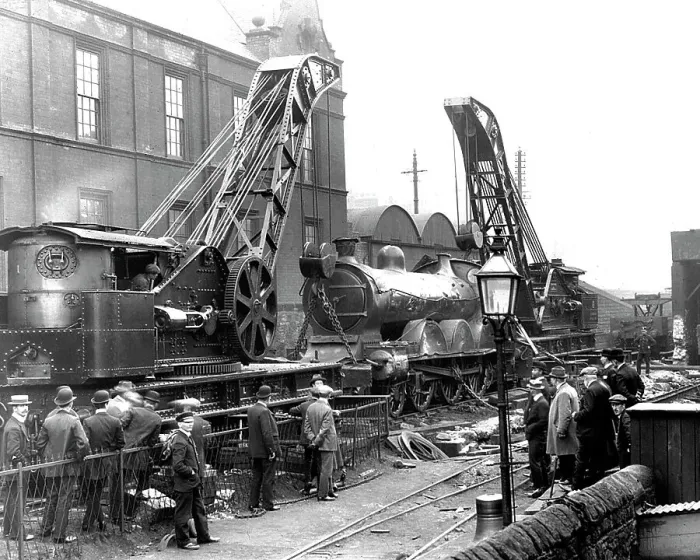 Framed Print : Elswick NER Railway Accident September 1909 Framed Print : Elswick NER Railway Accident September 1909