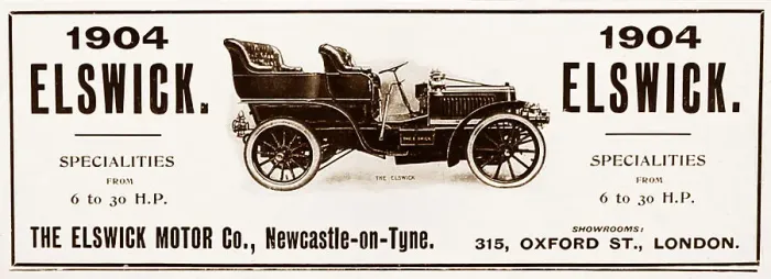 Framed Print : Elswick veteran car advertisement, early 1900s Framed Print : Elswick veteran car advertisement, early 1900s