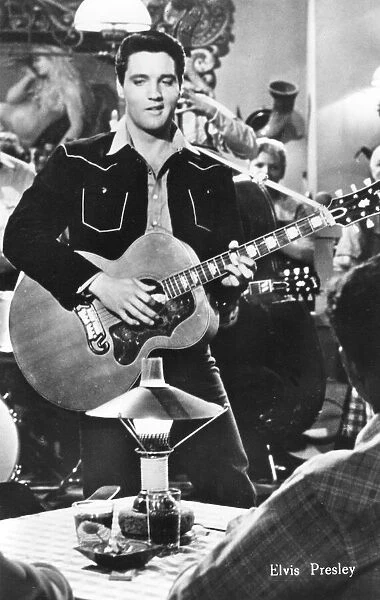 Elvis Presley, American musician and film star