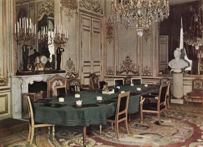 Framed Print : Elysee Palace - Council room Framed Print : Elysee Palace - Council room