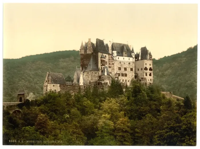Framed Print : Elz Castle, Moselle, valley of, Germany
