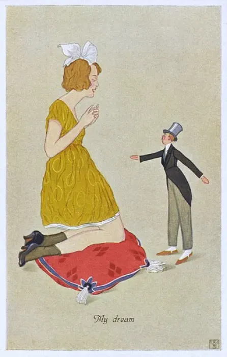 Framed Print : An emancipated woman dreaming of the perfect husband Framed Print : An emancipated woman dreaming of the perfect husband