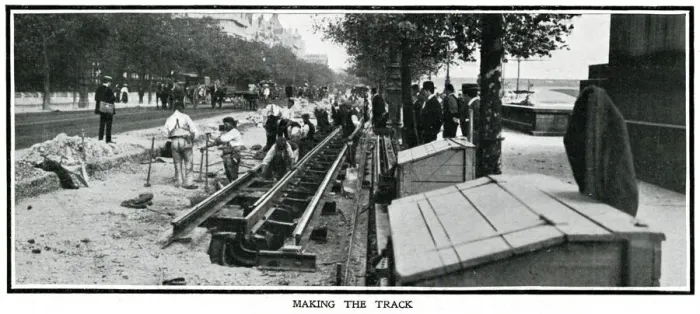 Framed Print : Embankment making the tracks 1906 Framed Print : Embankment making the tracks 1906