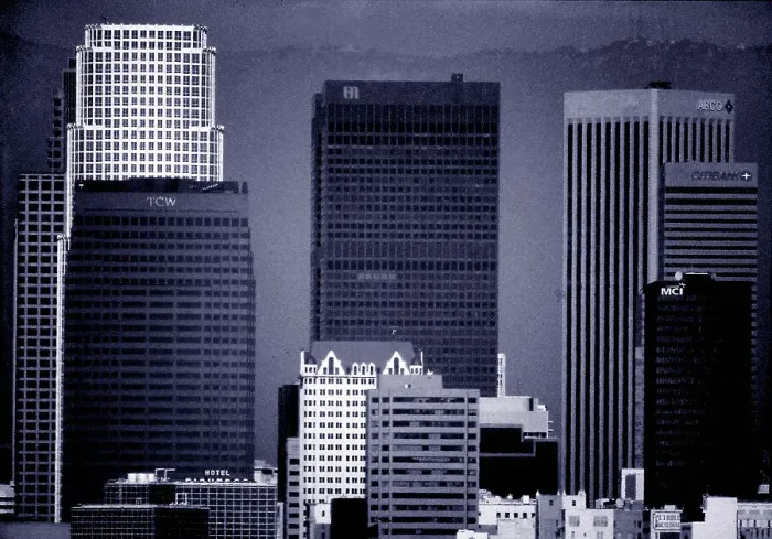 Framed Print : Detail of Embarcadeo architecture San Francisco monochome Framed Print : Detail of Embarcadeo architecture San Francisco monochome