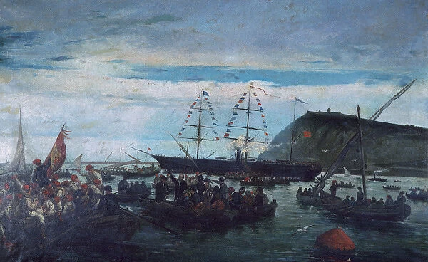 The Embarkation of the Catalan Volunteers for the Cuban War