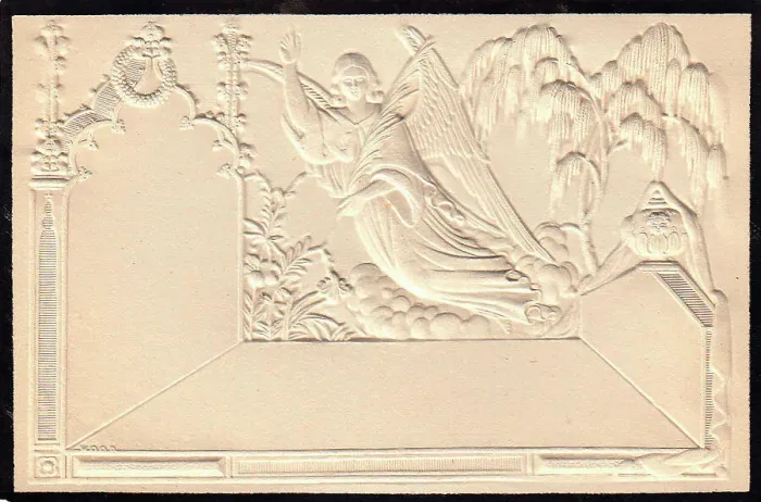 Framed Print : Embossed Victorian mourning card Framed Print : Embossed Victorian mourning card