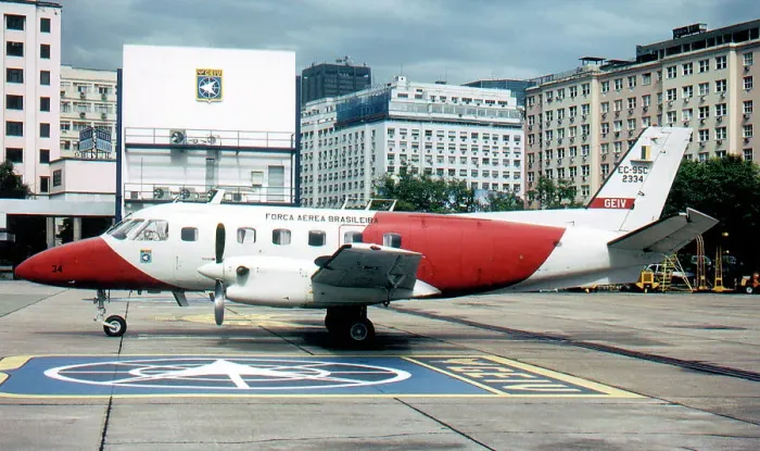 Framed Print : Embraer EC-95C Bandeirante 2334 Framed Print : Embraer EC-95C Bandeirante 2334