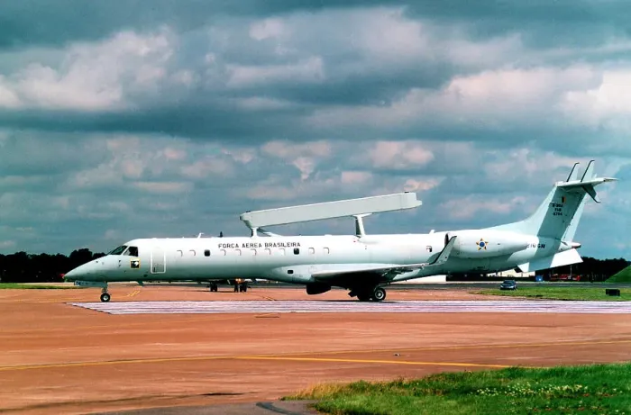 Framed Print : Embraer EMB-145SA R-99A 6704 Framed Print : Embraer EMB-145SA R-99A 6704
