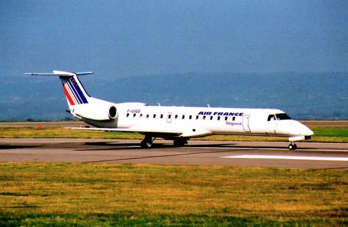 Framed Print : Embraer ERJ-145MP F-GVGS Framed Print : Embraer ERJ-145MP F-GVGS