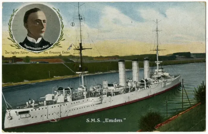 Framed Print : EMDEN POSTCARD Framed Print : EMDEN POSTCARD
