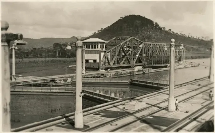 Framed Print : An emergency Dam on the Panama canal Framed Print : An emergency Dam on the Panama canal