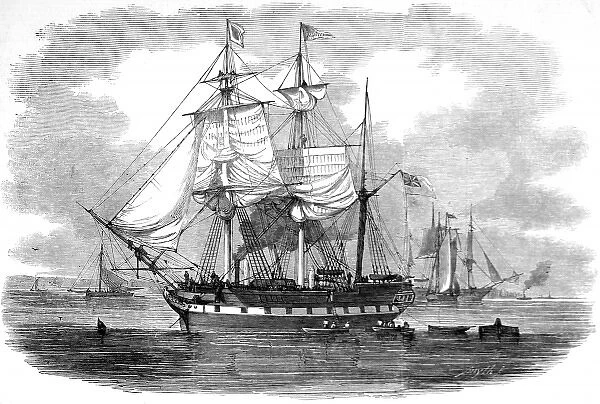 The Emigrant Ship Artemisia, 1848