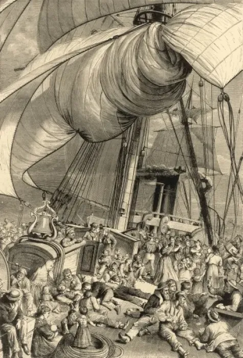 Framed Print : Emigrants En Route Framed Print : Emigrants En Route