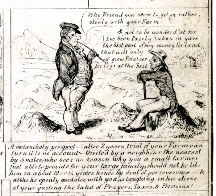 Framed Print : Emigration - A melancholy prospect Framed Print : Emigration - A melancholy prospect