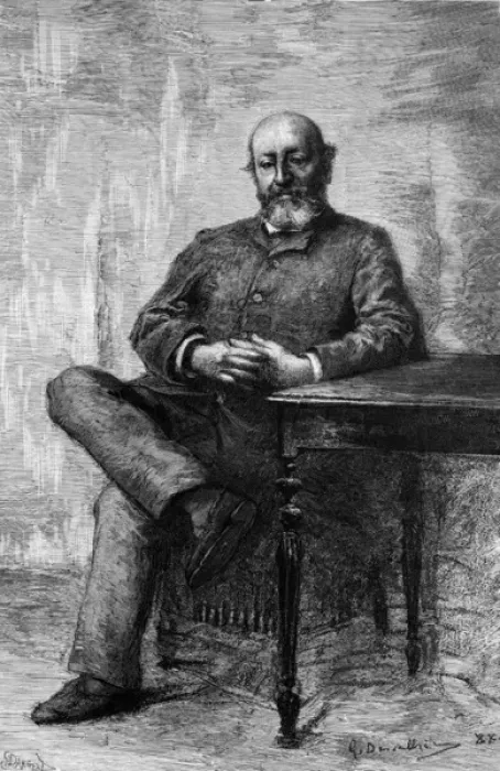 Framed Print : Emile Augier, Seated Framed Print : Emile Augier, Seated