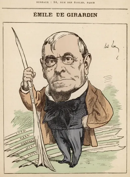 Framed Print : Emile De Girardin / Hommes Framed Print : Emile De Girardin / Hommes