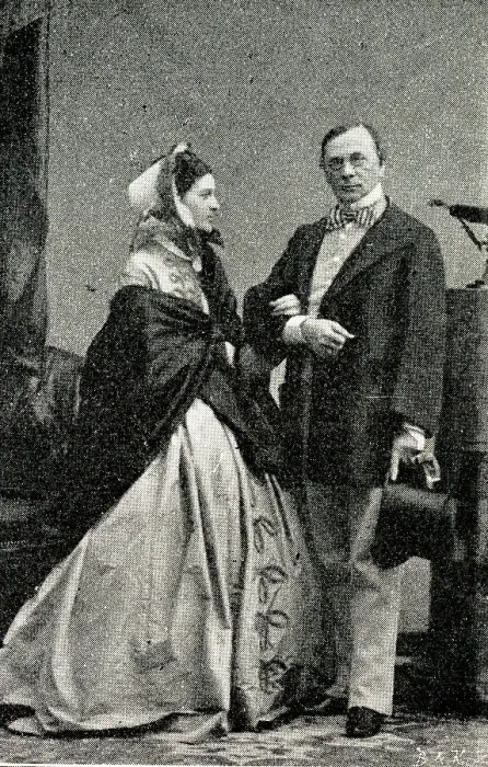 Framed Print : Emile de Girardin and his wife Delphine, French writers Framed Print : Emile de Girardin and his wife Delphine, French writers