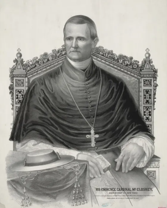 Framed Print : His eminence Cardinal McCloskey - archbishop of New York Framed Print : His eminence Cardinal McCloskey - archbishop of New York