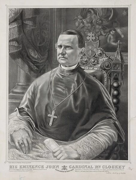 His eminence John Cardinal McCloskey