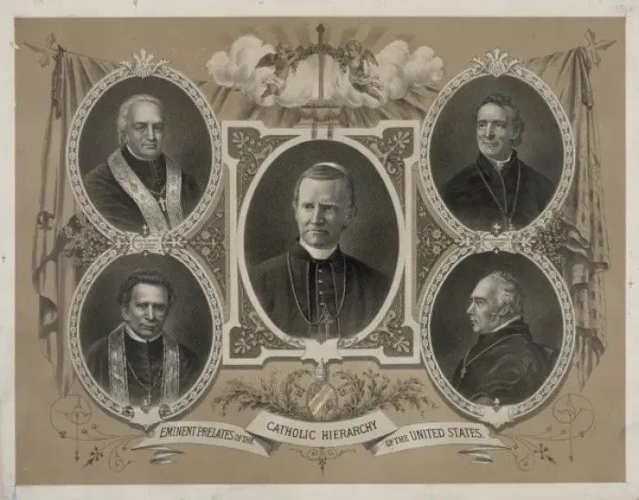 Framed Print : Eminent prelates of the Catholic hierarchy of the United Sta Framed Print : Eminent prelates of the Catholic hierarchy of the United Sta