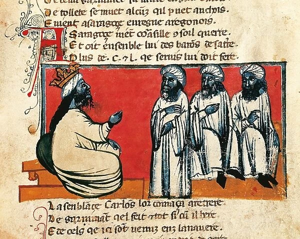 The emir of Cordoba and his dignitaries