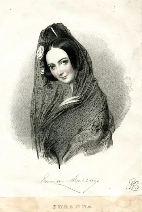 Framed Print : Emma Murray, actress. as Susanna Framed Print : Emma Murray, actress. as Susanna