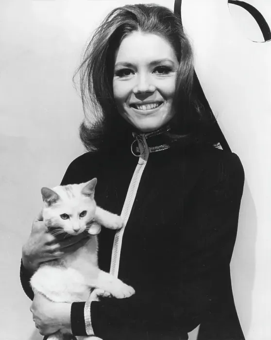 Framed Print : Emma Peel of The Avengers Framed Print : Emma Peel of The Avengers