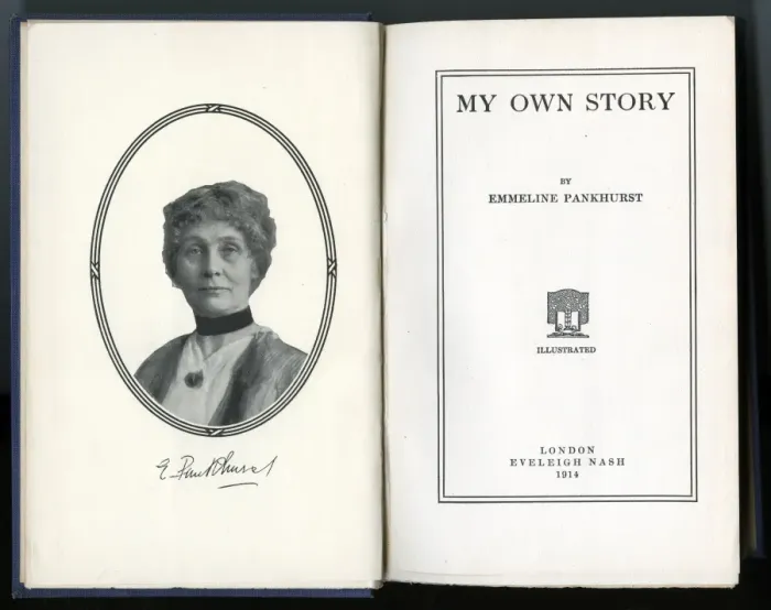 Framed Print : Emmeline Pankhurst, My Own Story Framed Print : Emmeline Pankhurst, My Own Story