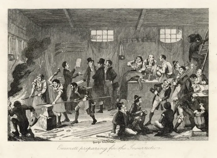 Framed Print : EMMETTs REBELLION 1803 Framed Print : EMMETTs REBELLION 1803