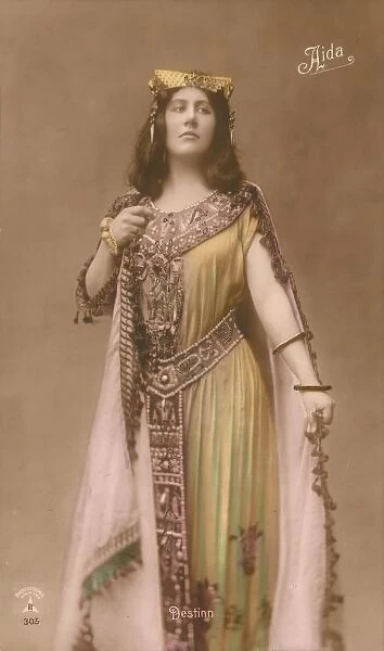 Emmy Destinn  /  Aida 1909