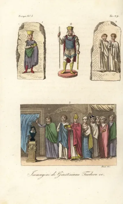 Framed Print : Emperor Justinian I the Great 1, Empress Theodora, etc Framed Print : Emperor Justinian I the Great 1, Empress Theodora, etc