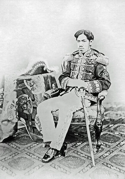 Emperor Meiji circa 1874, Japan