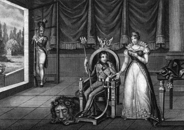 Emperor Napoleon and Empress Josephine Print 1804-1805. Art Prints