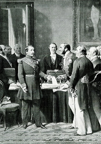 Emperor Napoleon III and Baron Haussmann