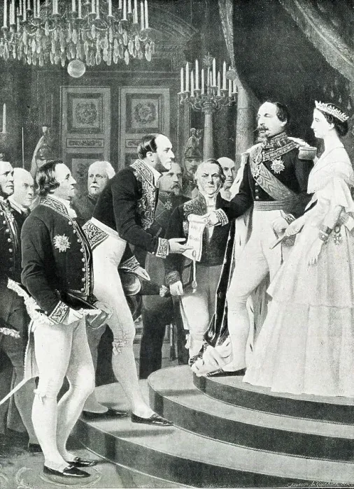 Framed Print : Emperor Napoleon III and Baron Haussmann Framed Print : Emperor Napoleon III and Baron Haussmann