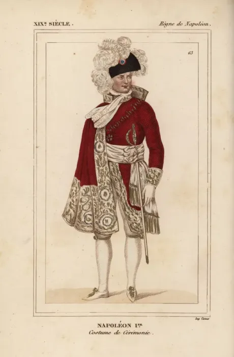 Framed Print : Emperor Napoleon Ist, in ceremonial robes, 1804 Framed Print : Emperor Napoleon Ist, in ceremonial robes, 1804