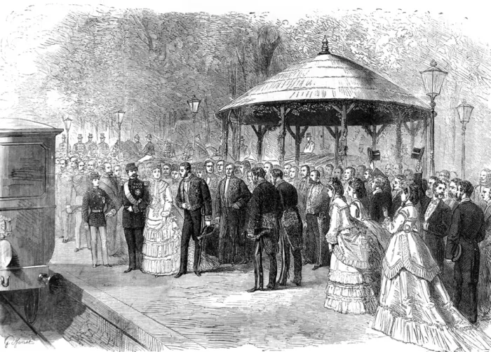 Framed Print : The Emperor starting for Metz; Franco-Prussian War, 1870 Framed Print : The Emperor starting for Metz; Franco-Prussian War, 1870