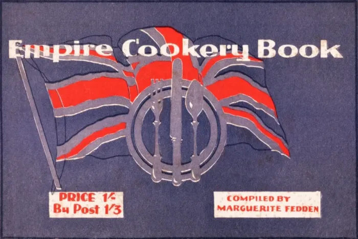 Framed Print : The Empire Cookery Book - Front Cover Framed Print : The Empire Cookery Book - Front Cover