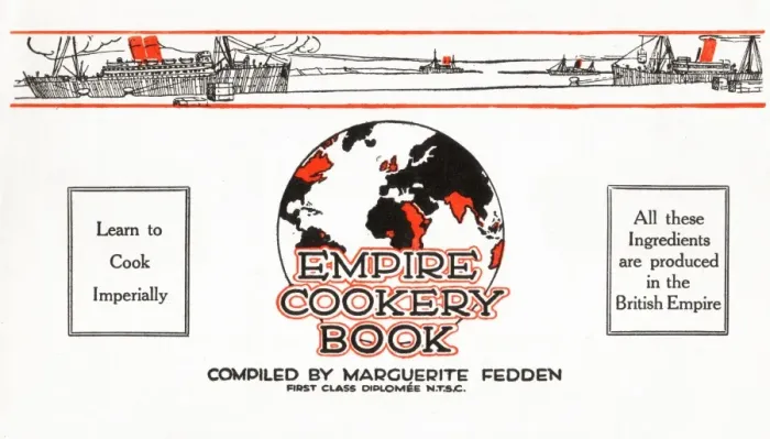 Framed Print : The Empire Cookery Book - Title Page