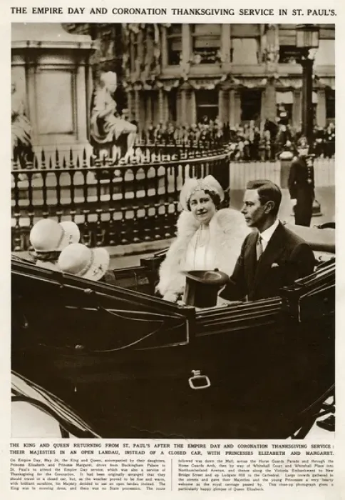 Framed Print : Empire Day and Coronation thanksgiving service at St Paul s Framed Print : Empire Day and Coronation thanksgiving service at St Paul s