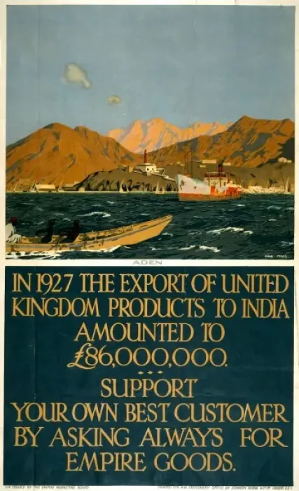 Framed Print : Empire exports poster Framed Print : Empire exports poster