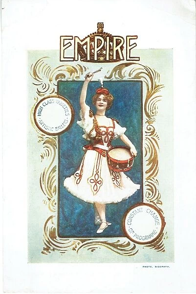 Empire Leicester Square, postcard for Variety Show