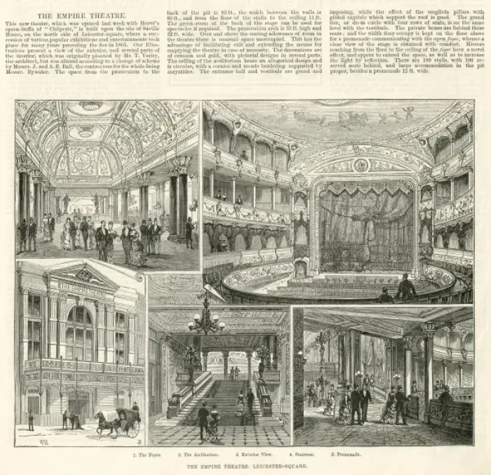 Framed Print : The Empire Theatre, Leicester Square Framed Print : The Empire Theatre, Leicester Square