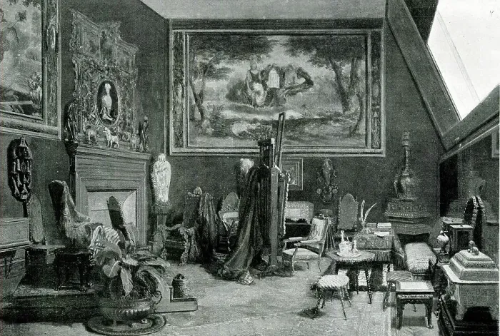 Framed Print : Empress Eugenie's atelier, Tuileries Palace, Paris Framed Print : Empress Eugenie's atelier, Tuileries Palace, Paris
