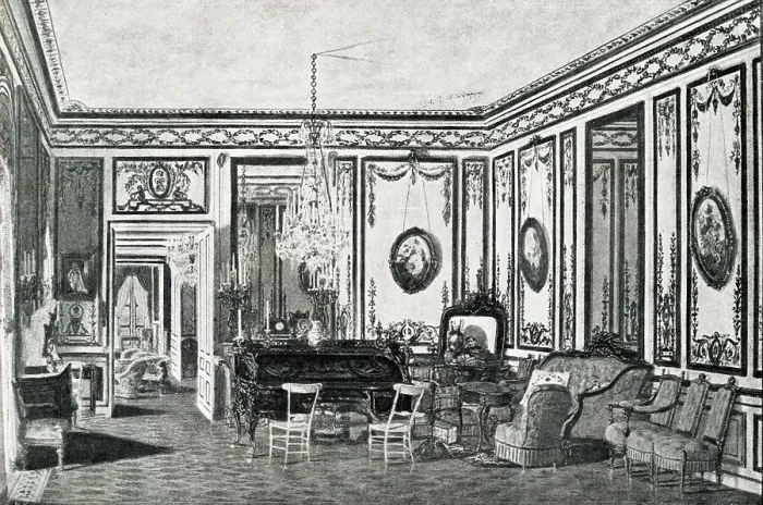 Framed Print : Empress Eugenie's office, Saint-Cloud Palace, Paris Framed Print : Empress Eugenie's office, Saint-Cloud Palace, Paris