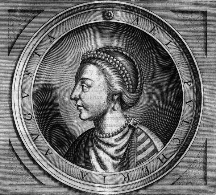 Framed Print : EMPRESS PULCHERIA Framed Print : EMPRESS PULCHERIA